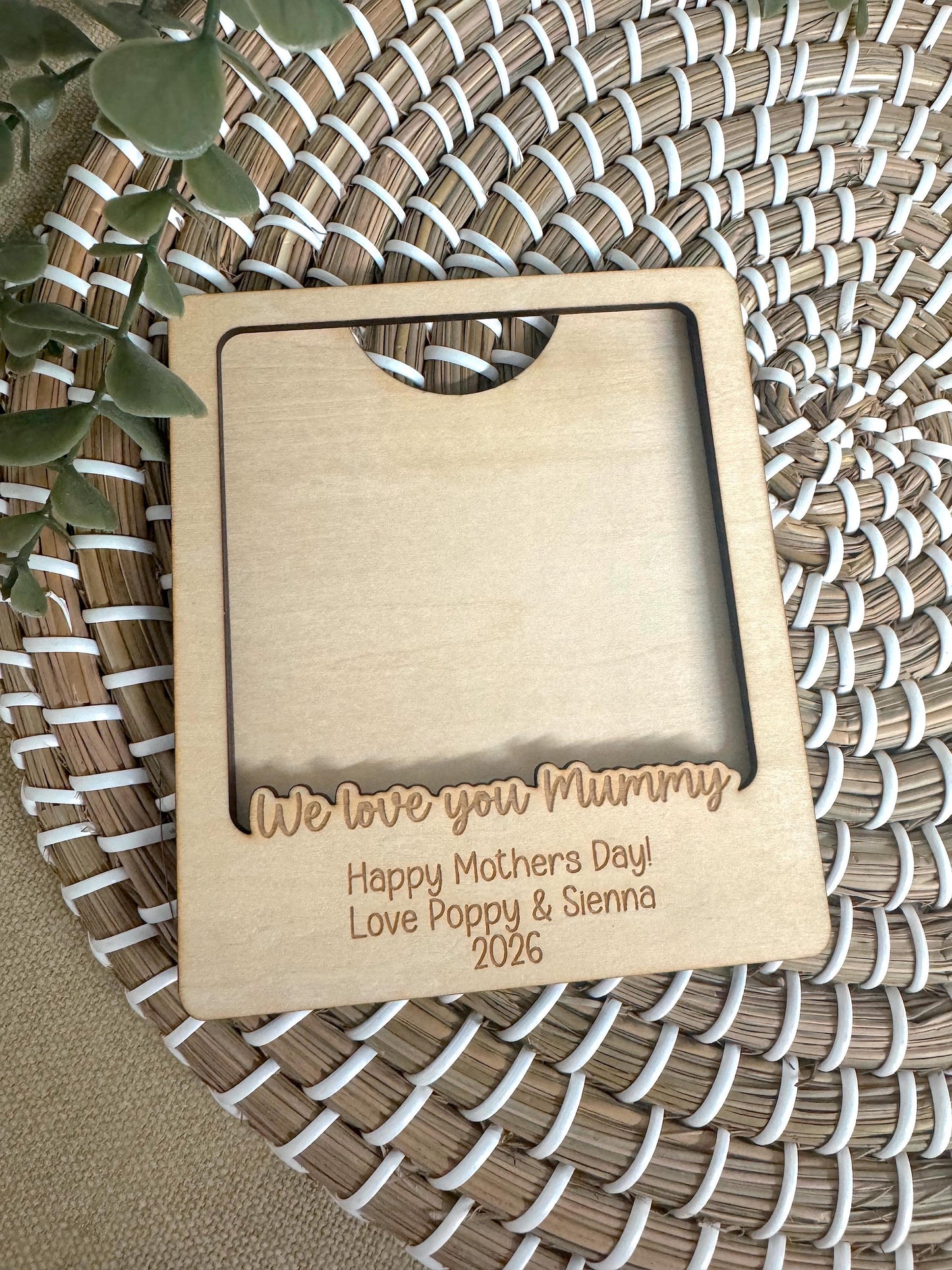 Personalised Mother's Day Photo Fridge Magnet