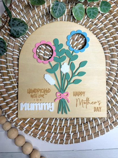 Mother's Day Flower Bouquet Photo Frame