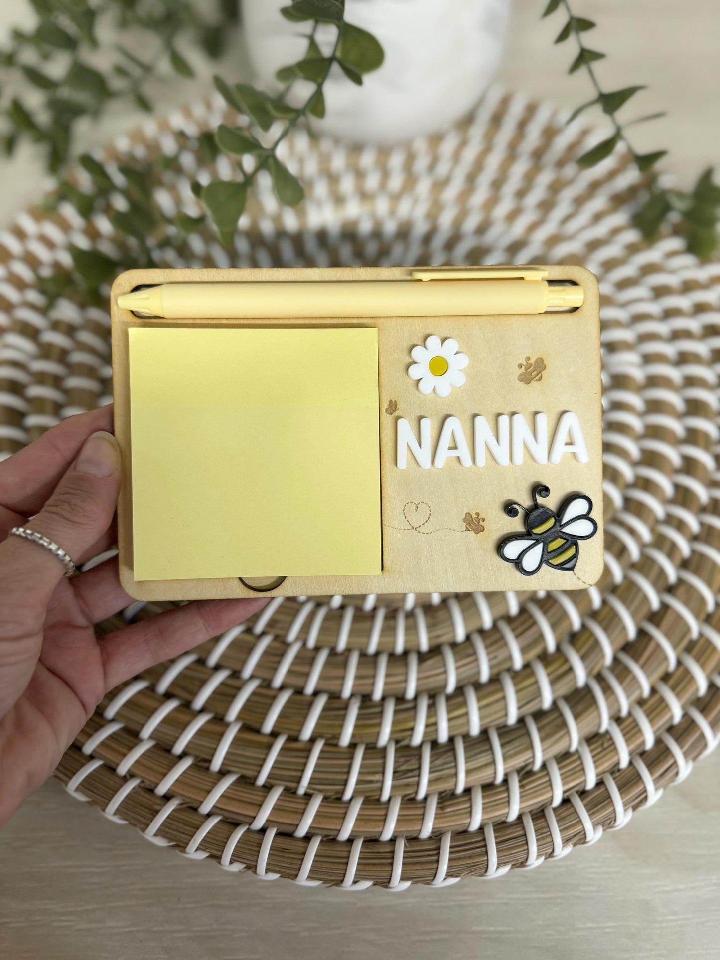 Mothers Day Personalised Sticky Note Holder