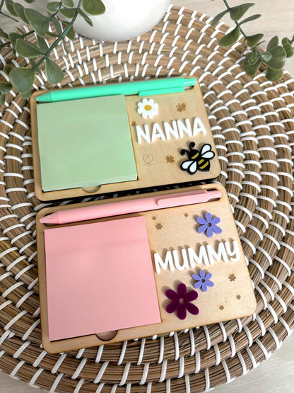 Mothers Day Personalised Sticky Note Holder