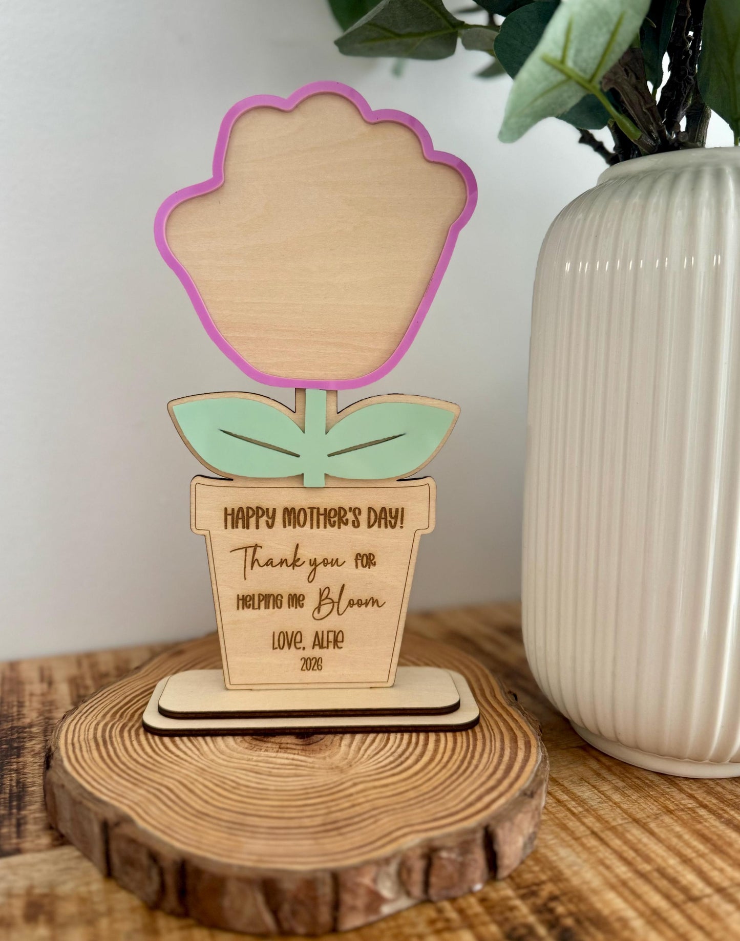 Personalised Mother's Day Hand Print Stand
