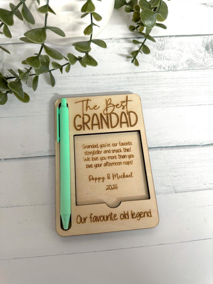 Fathers Day Sticky Note Holder