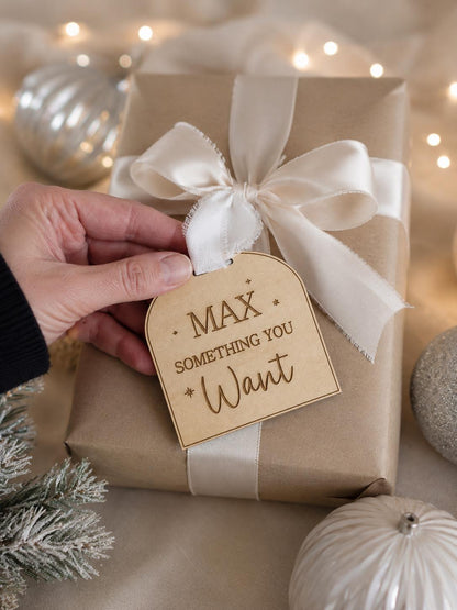 Mindful Christmas Tags - Engraved