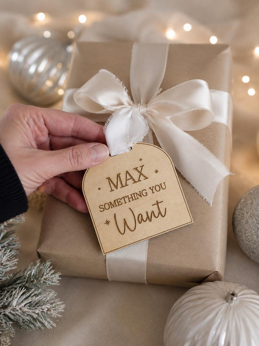 Mindful Christmas Tags - Engraved