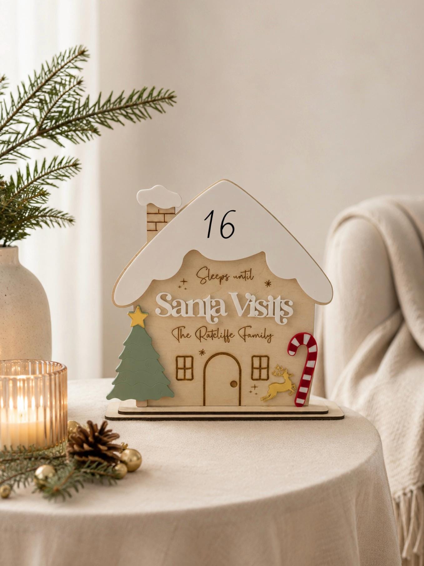 Gingerbread House Christmas Countdown