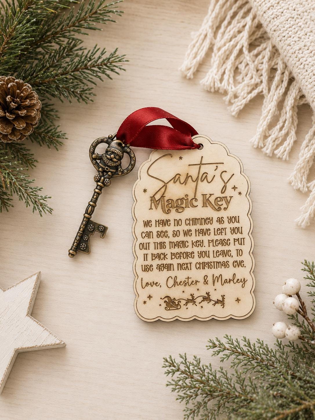 Personalised Santa's Magic Key - Premium