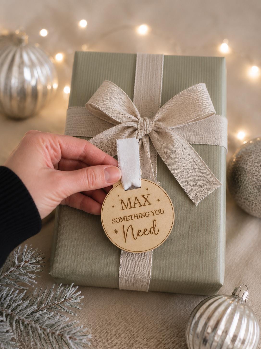 Mindful Christmas Tags - Engraved