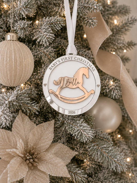 First Christmas Ornament - Rocking Horse