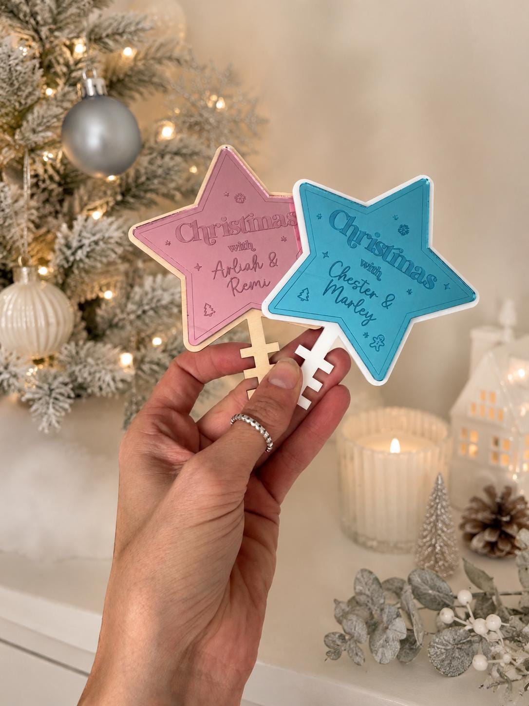 Mini Christmas Tree Star Topper