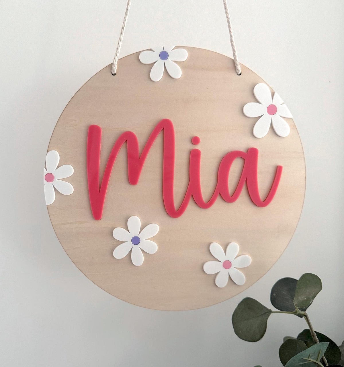 Daisy Round Sign