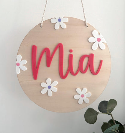 Daisy Round Sign