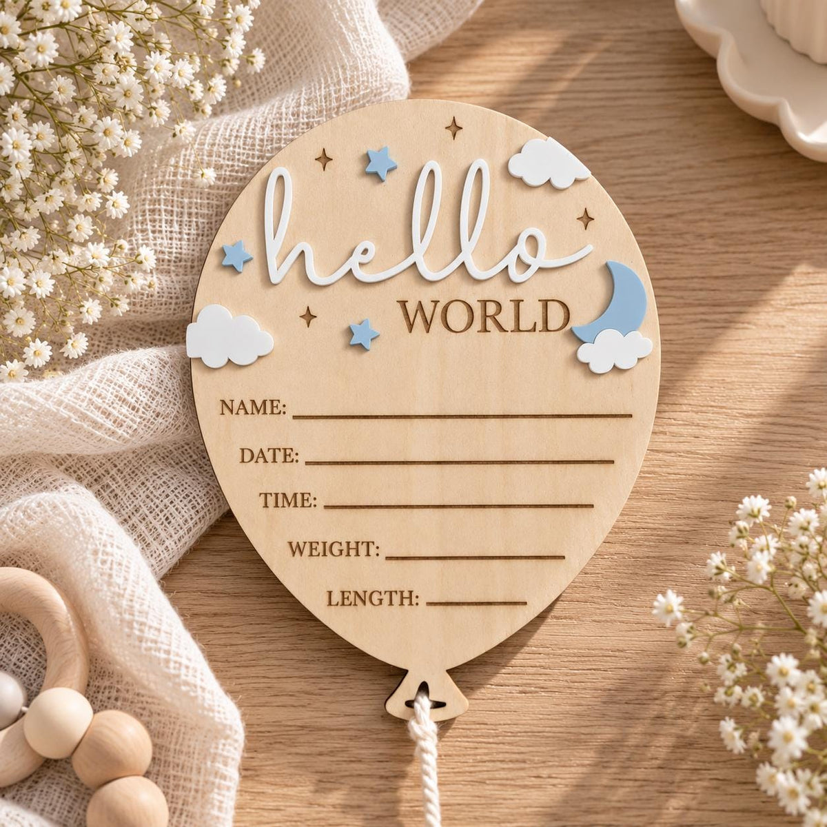 Balloon Birth Announcement