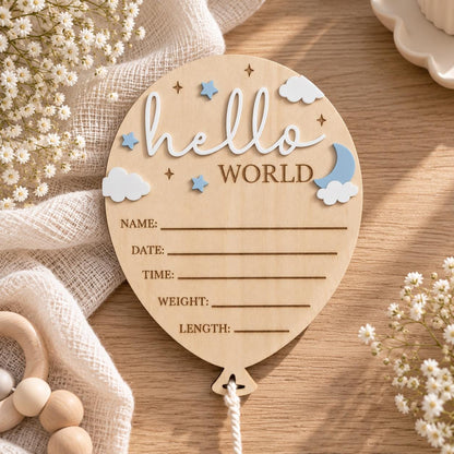 Balloon Birth Announcement