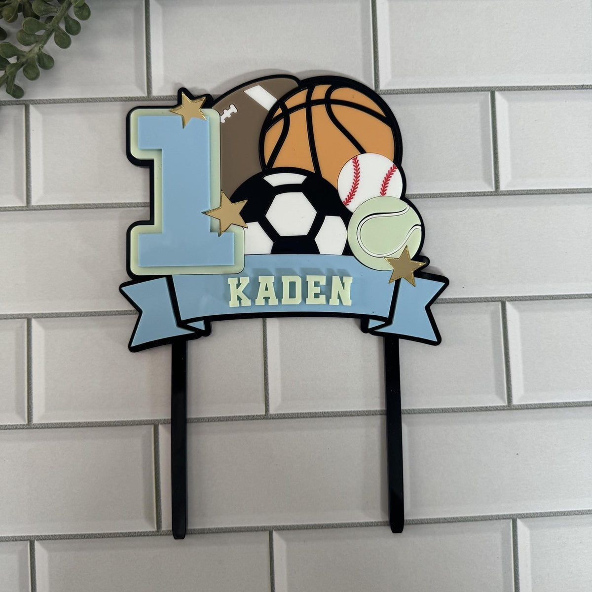 Sports Ball Cake Topper