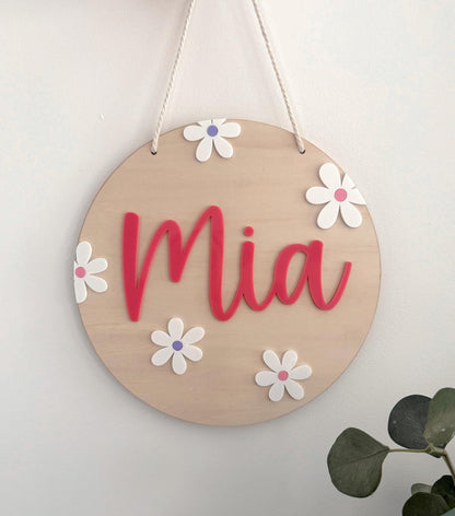 Daisy Round Sign
