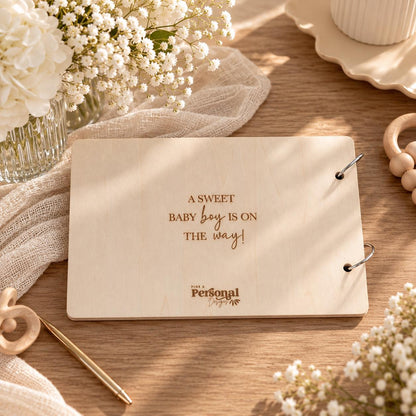Personalised Baby Shower Guest Book