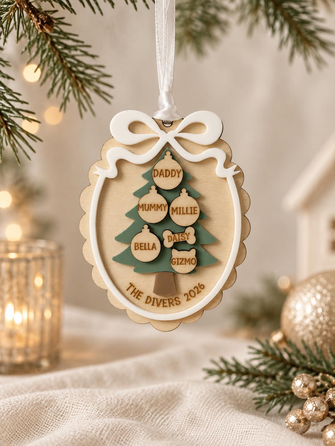 Family Christmas Ornament