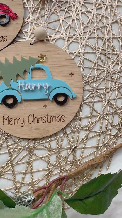 Retro Bug Car Christmas Decoration